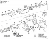 Bosch 0 602 132 161 GR.57 High Frequency Drill Spare Parts